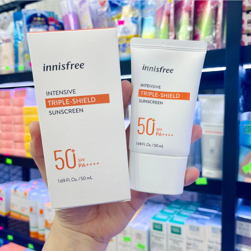 Kem Chống Nắng Innisfree Intensive Triple - Shield Sunscreen SPF 50+/PA++++ 50ml