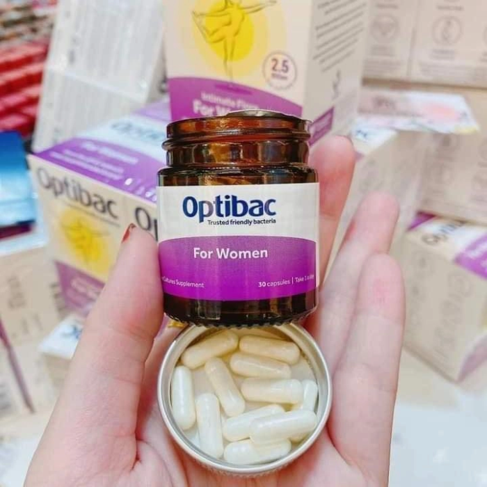 Men vi sinh phụ khoa Optibac For Women Optibac tím 30 viên & 90 viên