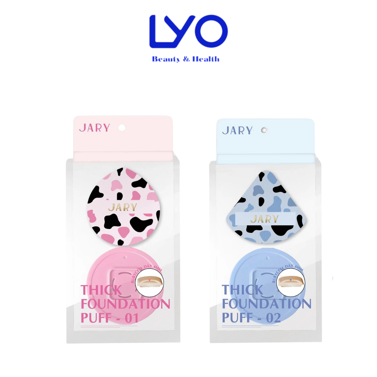 Mút Tán Kem Nền Dày Jary Thick Foundation Puff