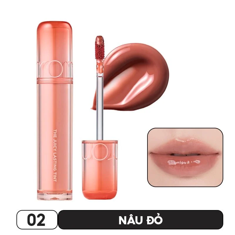 Son Romand (Son Kem Lì Zero Velvet, Son Bóng Juicy Lasting và Glasting Water Tint)