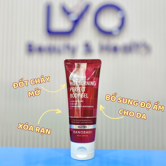 Gel Massage Tan Mỡ Banobagi Hot Burning Perfect Body Gel 100ml 