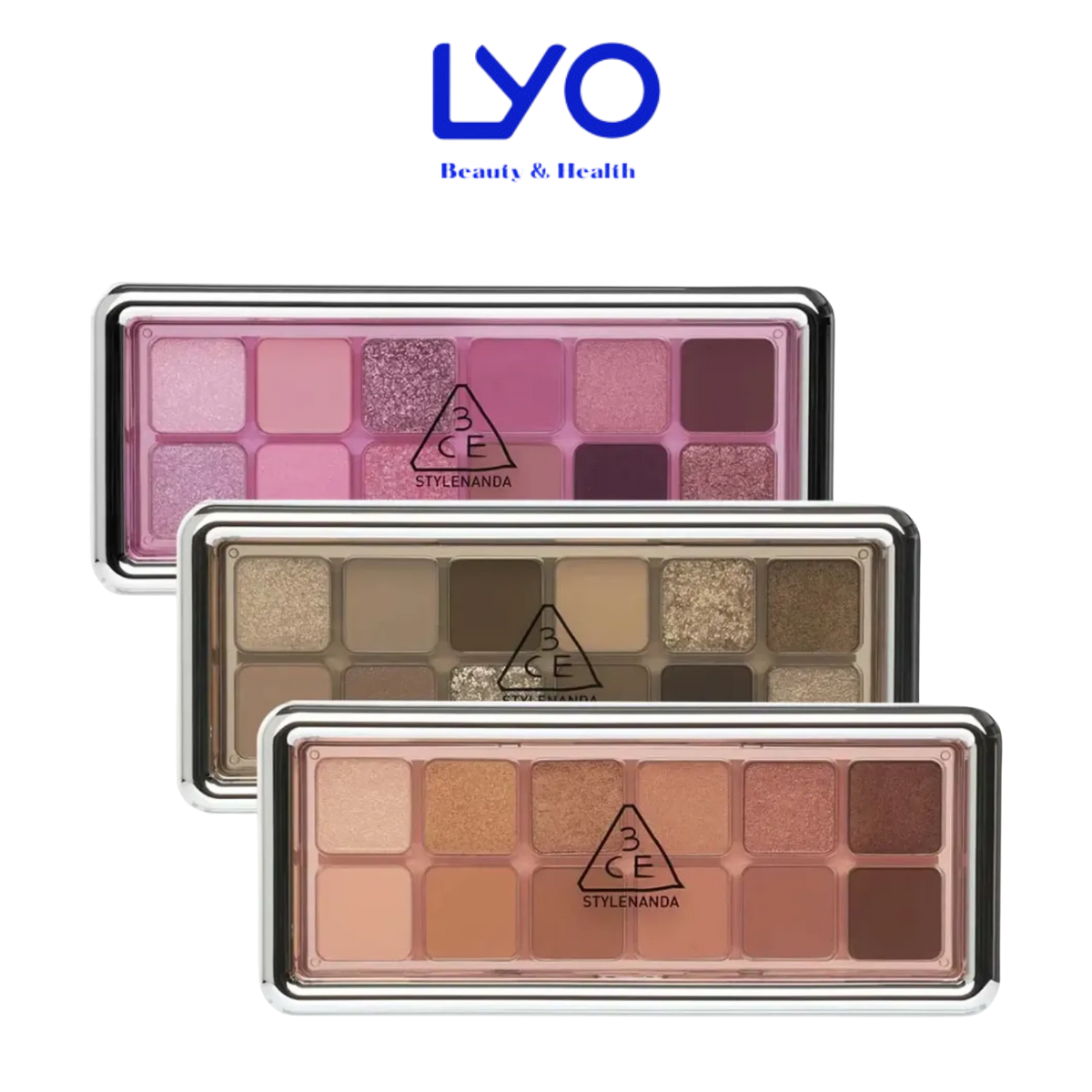   Bảng Phấn Mắt 12 Ô 3CE New Take Eyeshadow Palette Hàn Quốc 9.5g