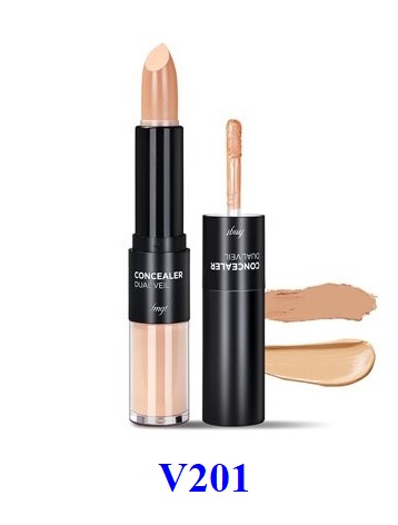 Che khuyết điểm 2 đầu The Face Shop Concealer Dual Veil