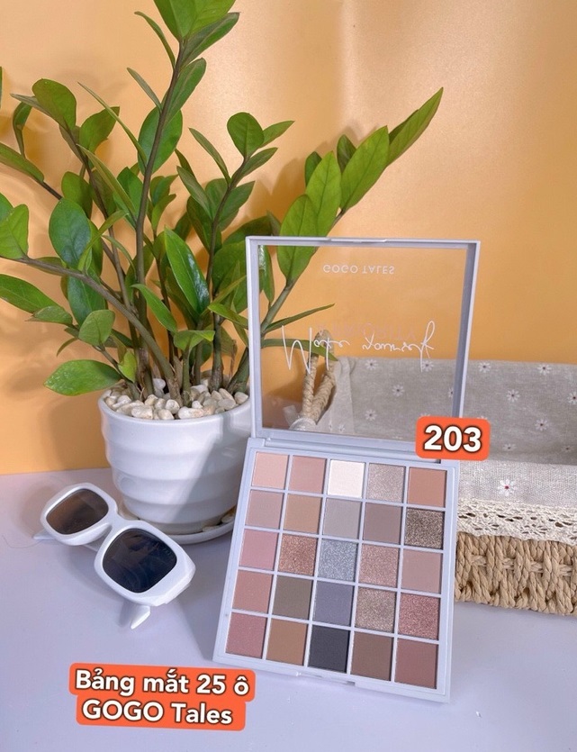 Bảng Phấn Mắt 25 Ô Gogo Tales Crytal Color Charming Eyes Makeup Cá Nhân Và Chuyên Nghiệp Gogo Tales 29.5g.