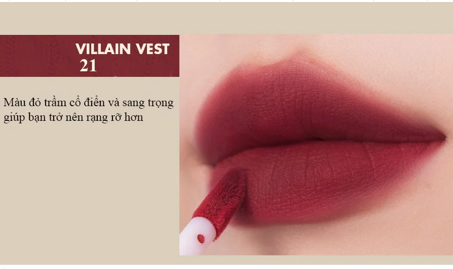 Son Romand (Son Kem Lì Zero Velvet, Son Bóng Juicy Lasting và Glasting Water Tint)