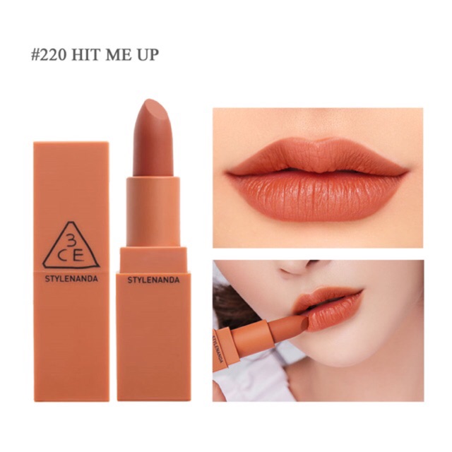 Son Thỏi Lì 3CE Mood Recipe Matte Lip Color 3.5g (Vỏ Đỏ)