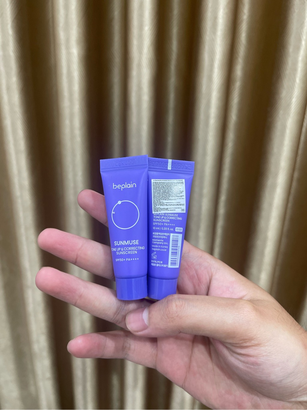 Kem Chống Nắng Vật Lý Thuần Chay Beplain Sunmuse Mineral Sunscreen SPF50+ PA++++ Nâng Tone, Dưỡng Ẩm Hàn Quốc 50ml