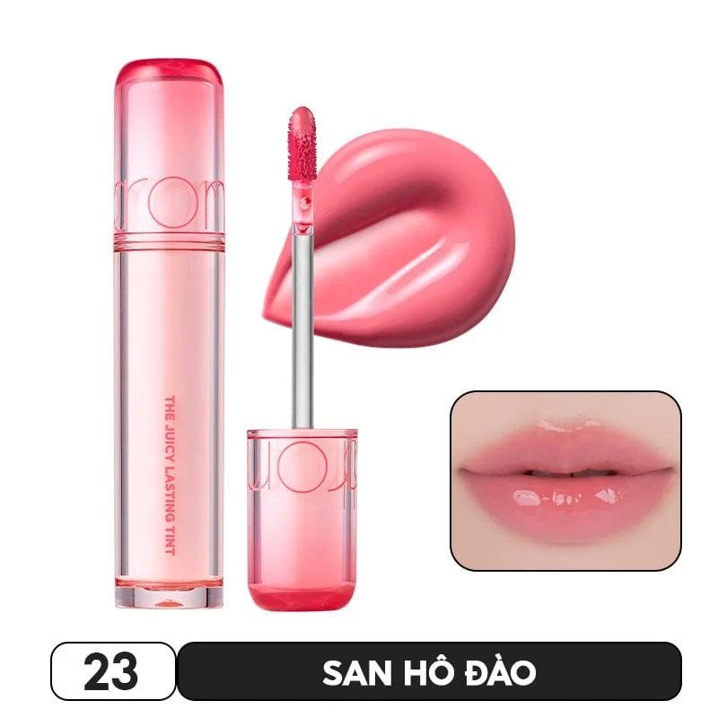 Son Romand (Son Kem Lì Zero Velvet, Son Bóng Juicy Lasting và Glasting Water Tint)