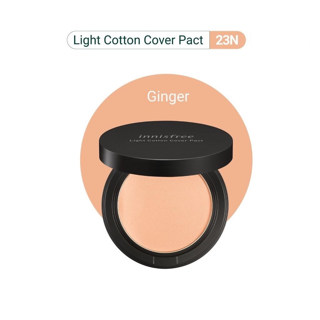 Phấn nén Innisfree Light Cotton Cover Pact SPF30 PA+++ 12g
