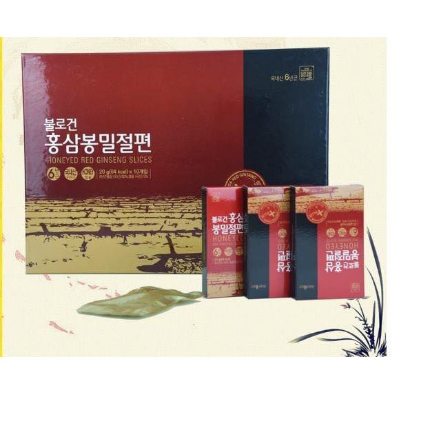 d681 - HỒNG SÂM LÁT TẨM MẬT ONG DAEDONG 200GR PLUS