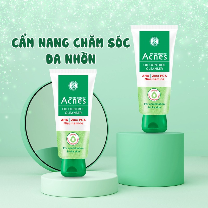 F426 - Gel Rửa Mặt ROHTO Acnes Kiểm Soát Nhờn Oil Control Cleanser