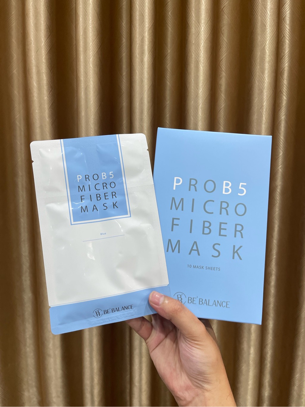 Combo 10 Miếng Mặt Nạ Vải Vi Sợi Be'Balance Micro Fiber Mask 3in1 Cấp Ẩm, Làm Dịu & Giúp Làm Đẹp Da Hàn Quốc 30g