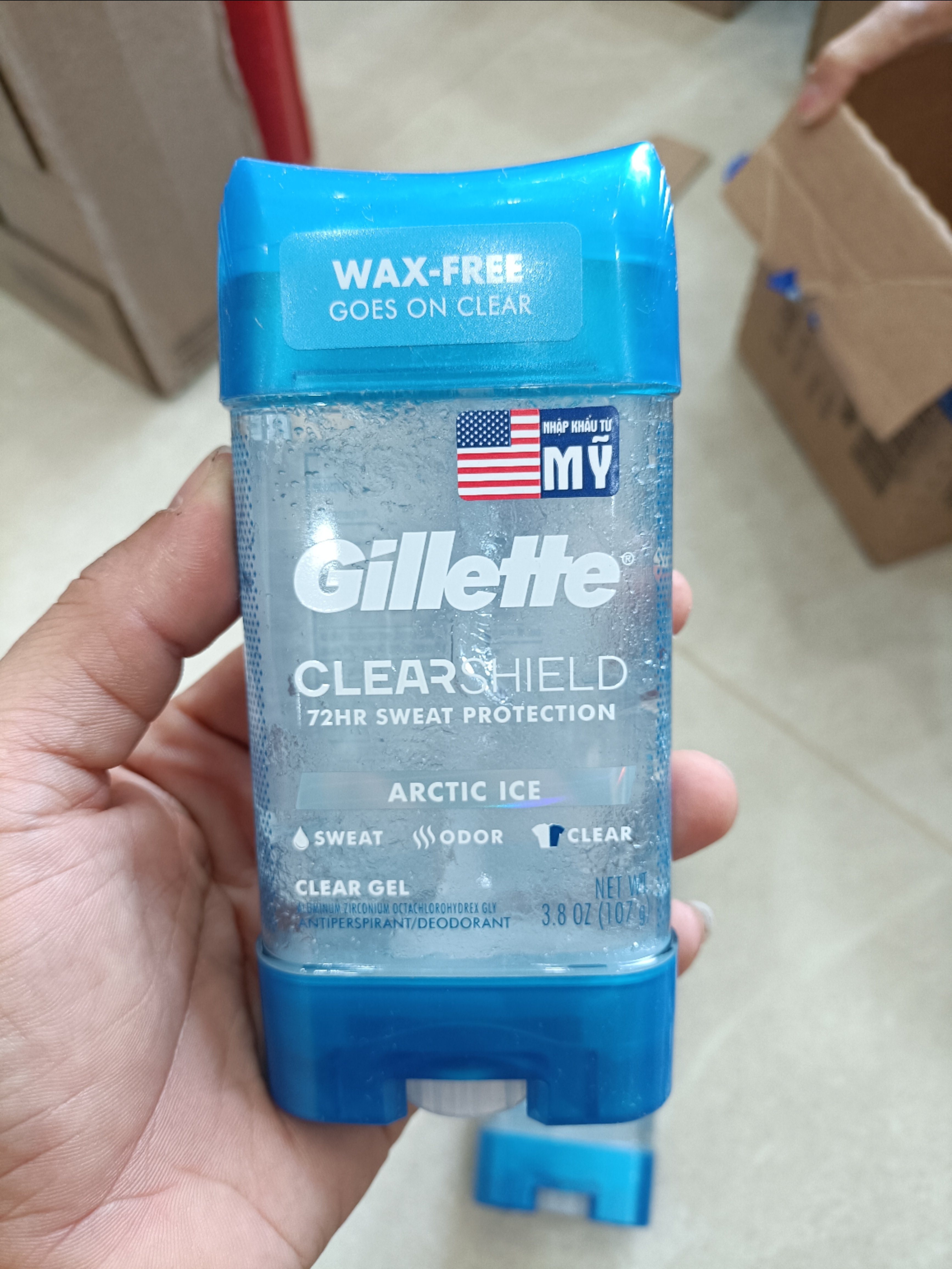 f327 - Gillette - Gel Khử Mùi Gillette Giảm Tiết Mồ Hôi 107g
