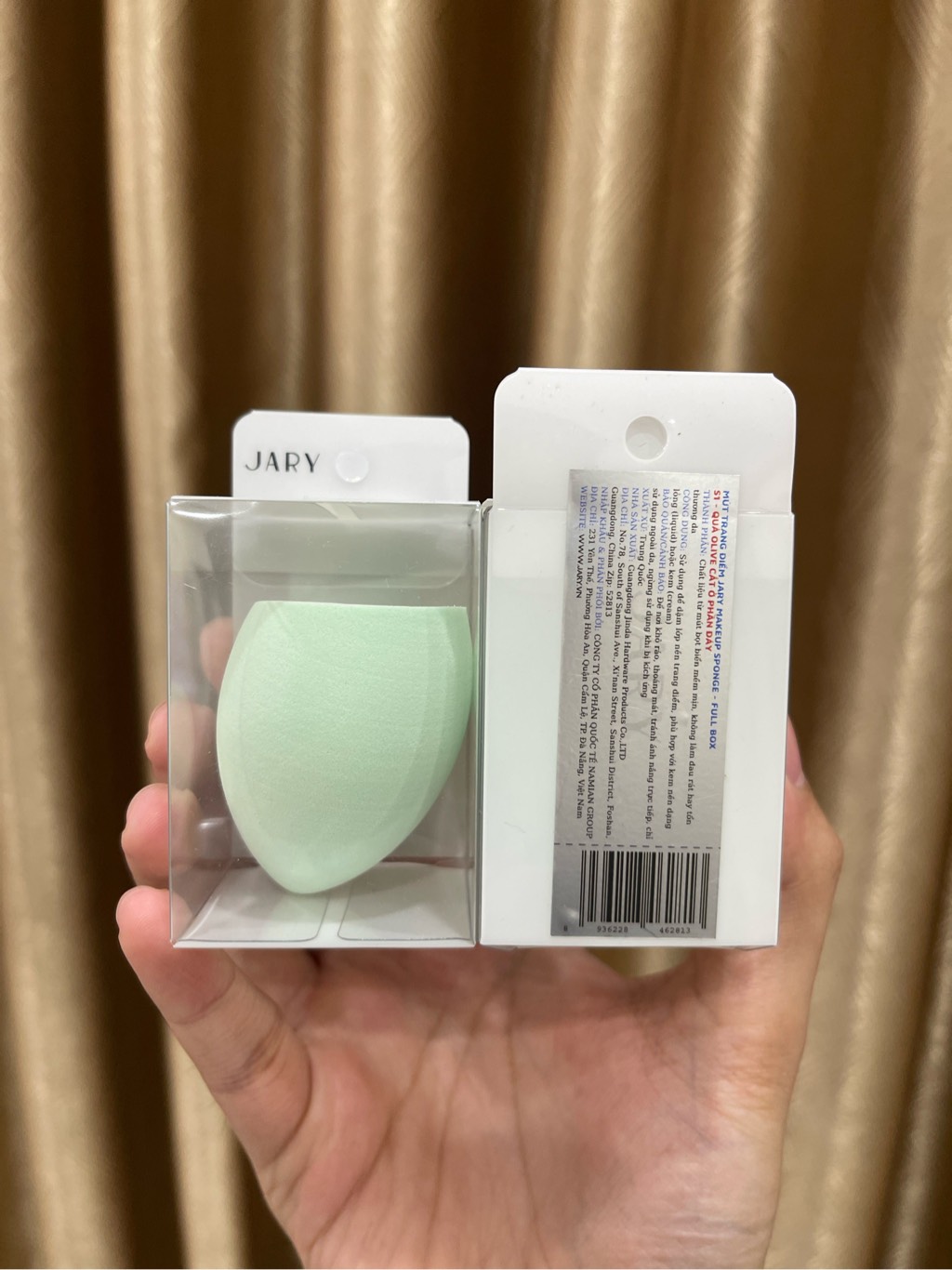 a156 - Mút Trang Điểm Makeup Jary SPONGE - Full Box