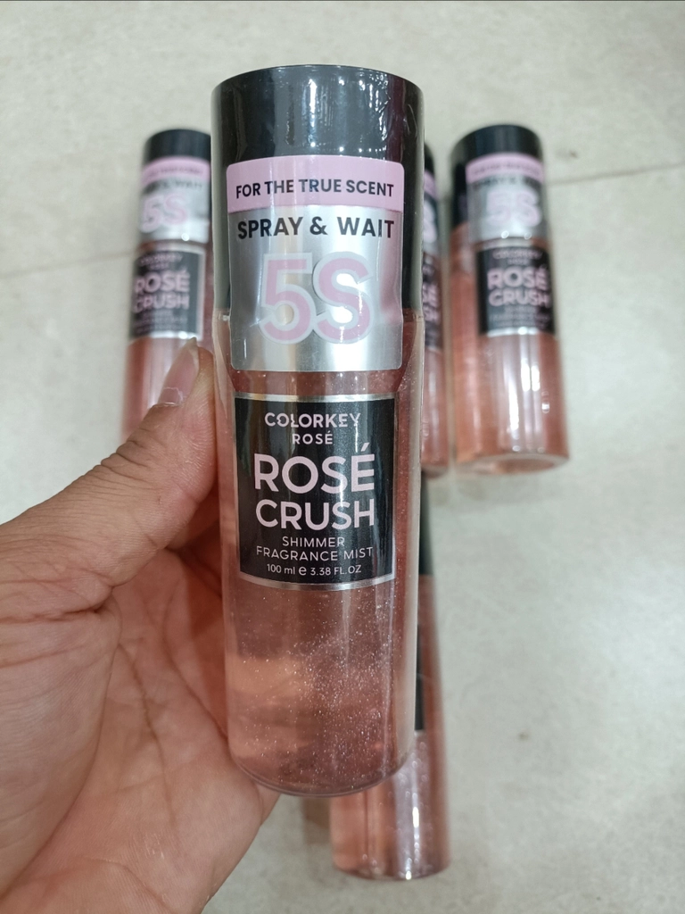 f333 - Xịt Thơm Toàn Thân Colorkey Rosé Shimmer Fragrance Mist 100ml