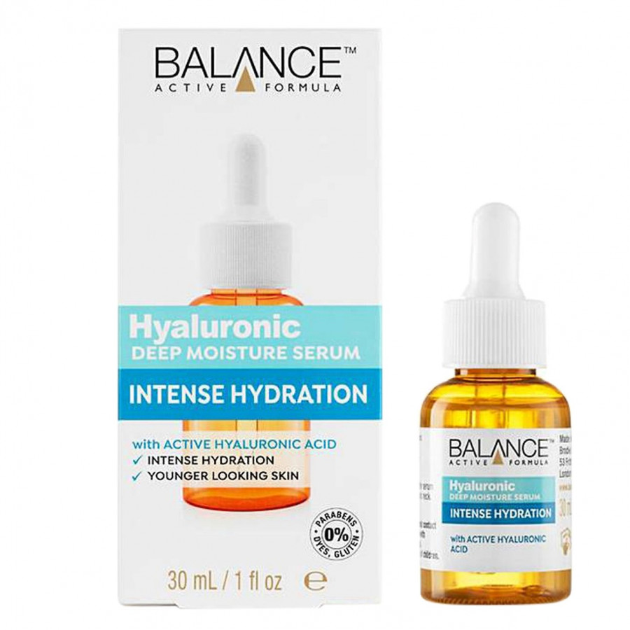 Tinh Chất Làm Sáng Da Cấp Nước Dưỡng Ẩm Balance Active Formula Hyaluronic Deep Moisture Serum 30ml