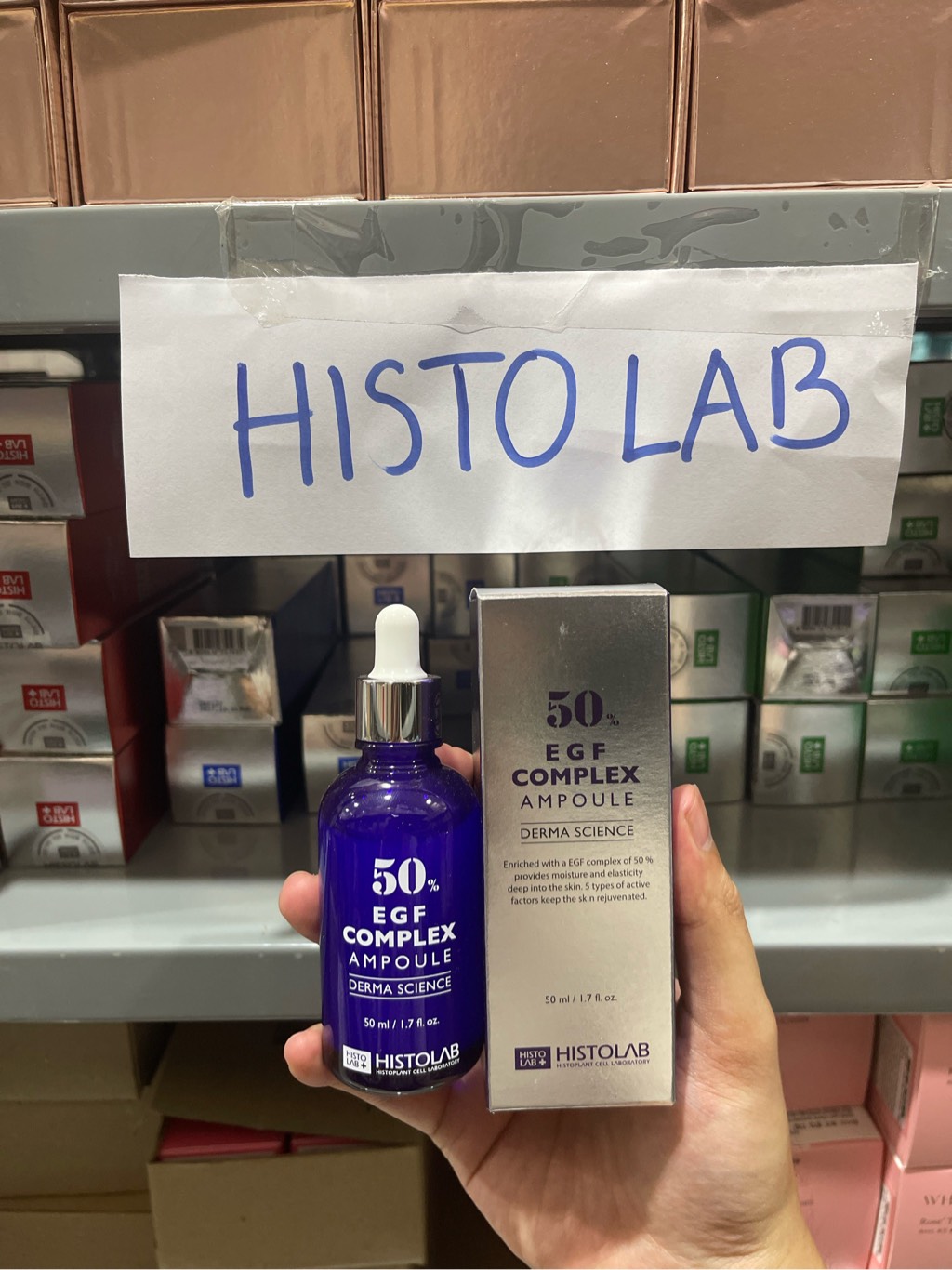 b176 - Histolab - Tinh Chất Dưỡng Da 50% EGF 50ml (Tím)