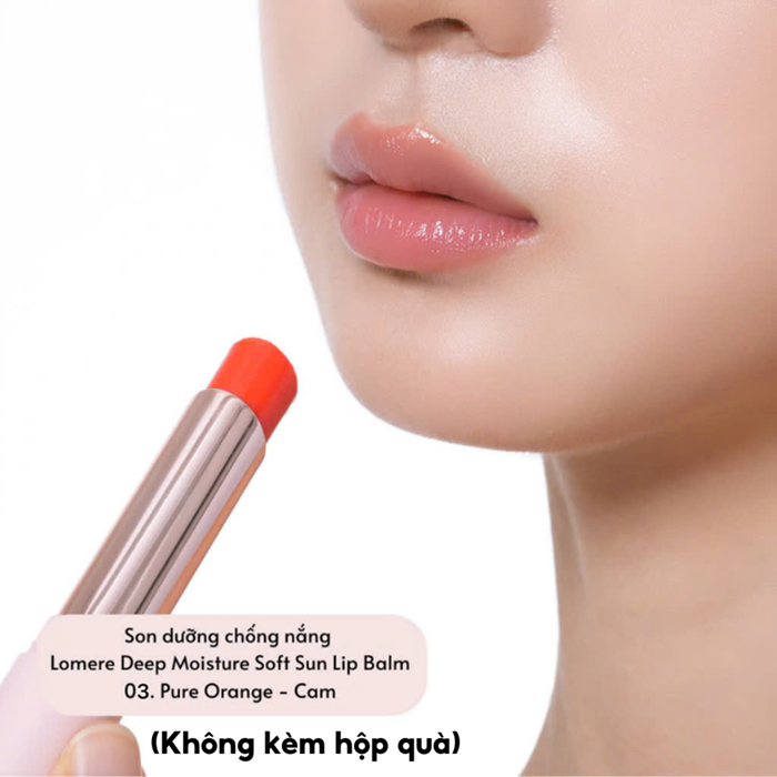 Son Dưỡng Chống Nắng, Giảm Thâm Môi Lomere Deep Moisture Soft Sun Lip Balm Hàn Quốc
