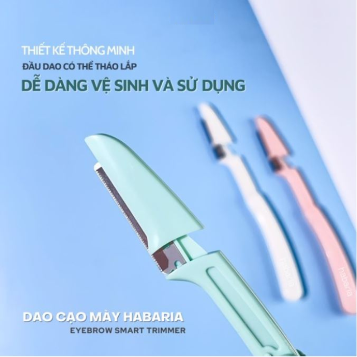 Set 3 dao cạo mày Habaria Eyebrow Smart Trimmer