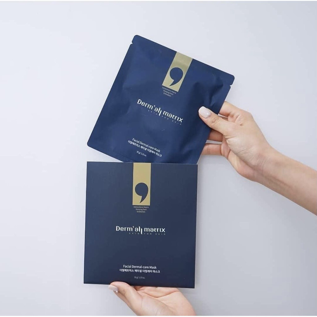 Mặt Nạ thạch Dưỡng Da Derm All Matrix Facial Dermal Care Mask (Hộp 4 miếng)
