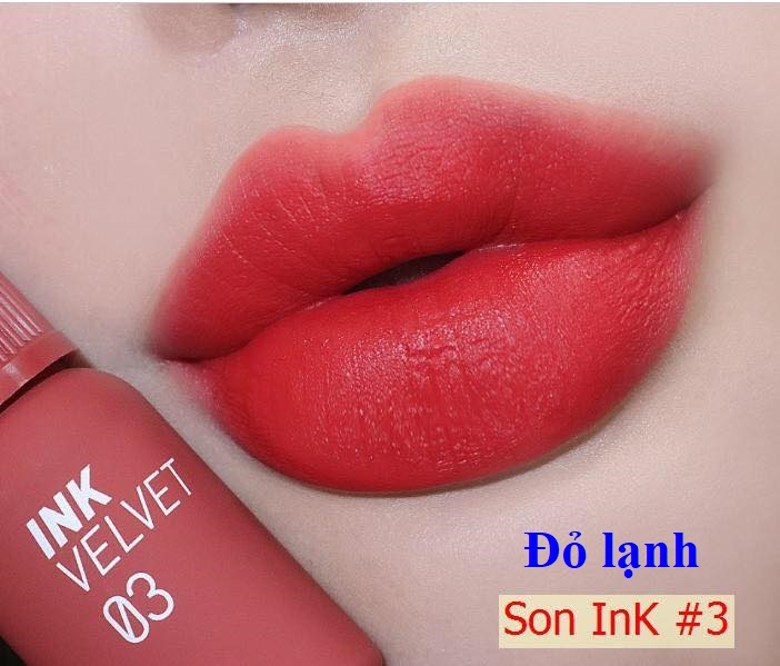 Son kem Peripera Peri's Ink Velvet / Ink AIRY Velvet - Son bóng Water Bare Tint