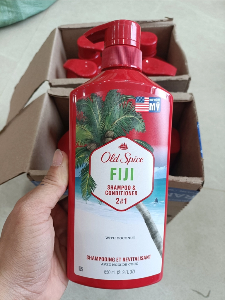 e543 - Dầu Gội Xả 2in1 Old Spice 650ml Chính Hãng Mỹ nhiều mùi hương cho nam giới