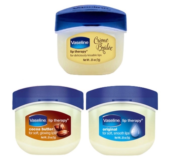 Sáp dưỡng môi Vaseline Lip Therapy 7g - Mỹ (3 màu: Xanh - Orginal, Vàng- Creme Brulee và Nâu - Cocoa Butter)