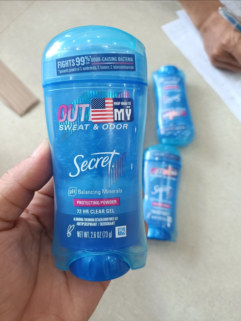 e637 - Gel Ngăn tiết mồ hôi và Khử mùi Secret nhiều mùi hương 73g Mỹ LYO