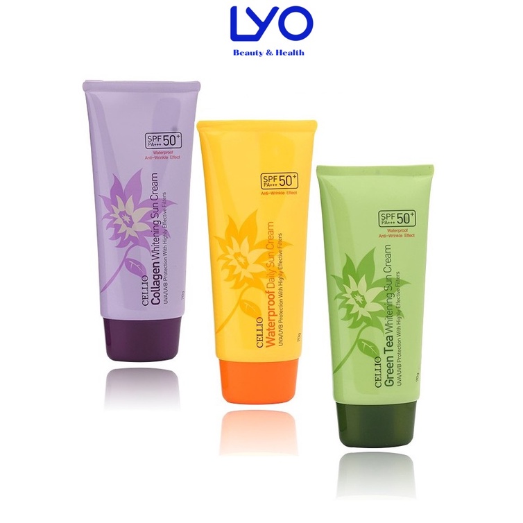 Kem chống nắng Cellio Sun Cream SPF50+ PA+++