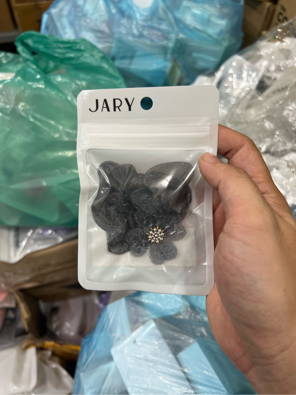 b121 - Jary - Dây Buộc Tóc Jary Hairband Cỏ Bốn Lá - HB1- HB1.4