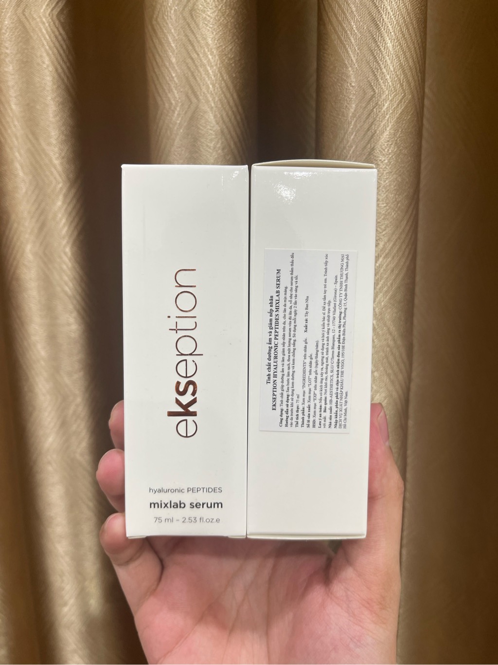 Tinh Chất Serum Dưỡng Ẩm, Phục Hồi Da Ekseption Hyaluronic PEPTIDES Mixlab Serum 75ml