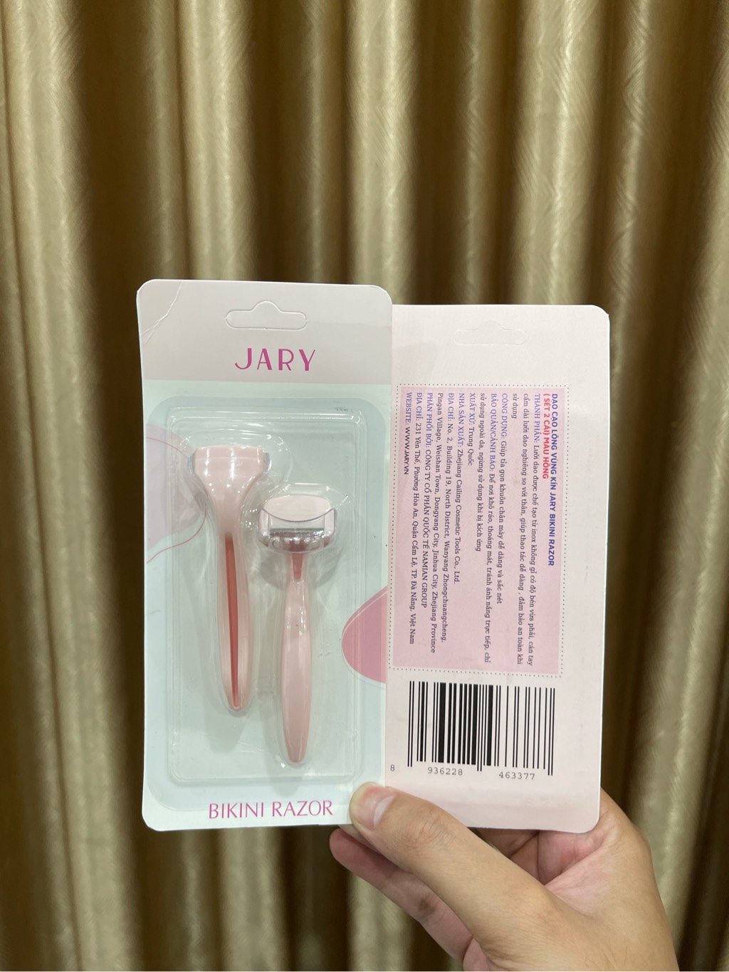 Set 3 Dao Cạo Lông Mày Jary Eyebrow Razor Hàn Quốc