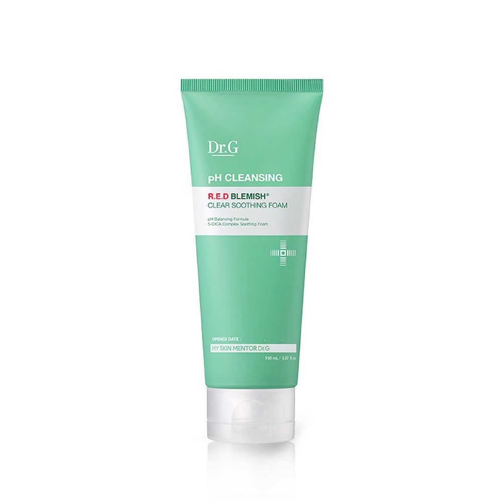 a191 - Dr.G - Sữa Rửa Mặt pH Cleansing R.E.D Blemish Clear Soothing Foam 150ml