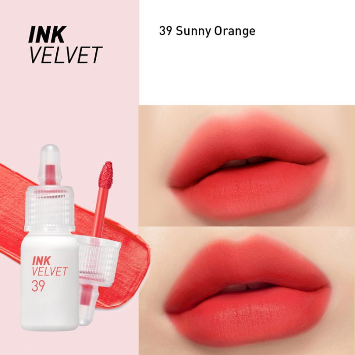 Son kem Peripera Peri's Ink Velvet / Ink AIRY Velvet - Son bóng Water Bare Tint