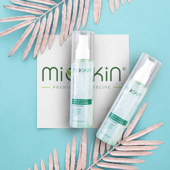 Xịt dưỡng tế bào gốc Mioskin  5 in 1 Green Stem Cell dưỡng da ẩm mượt 100ml