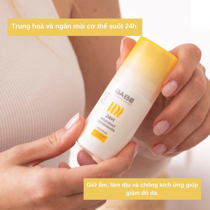 Lăn khử mùi BABE 24H 50ml