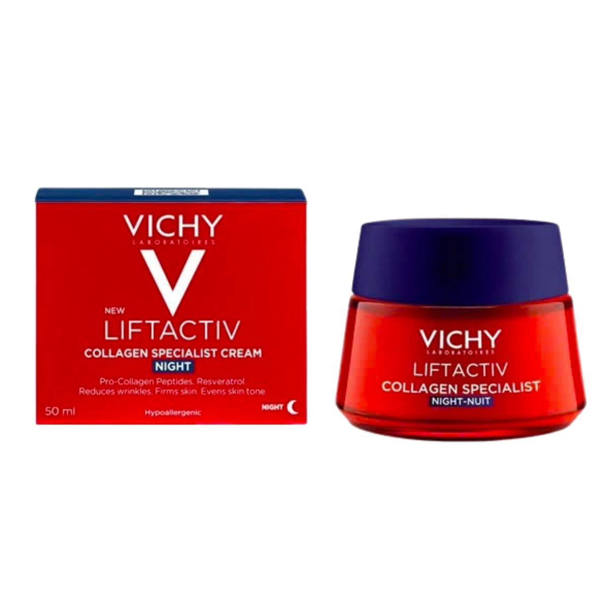 Kem Dưỡng Ngày & Đêm Sáng Da Mờ Thâm Nám Vichy Liftactiv Collagen Specialist Day & Night 15ml