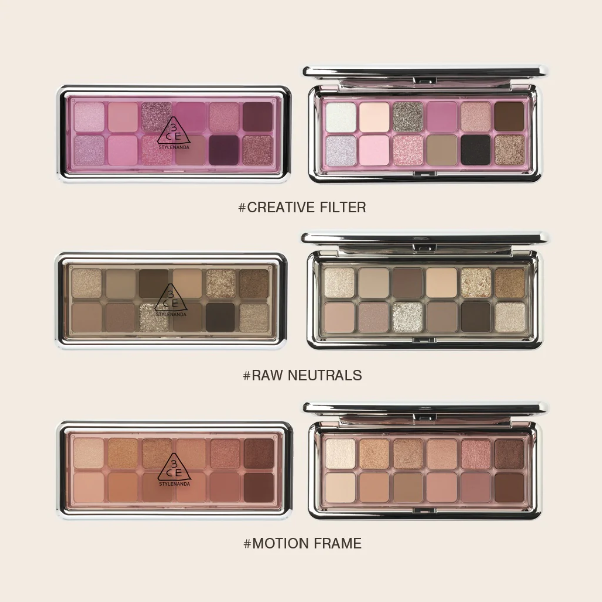   Bảng Phấn Mắt 12 Ô 3CE New Take Eyeshadow Palette Hàn Quốc 9.5g