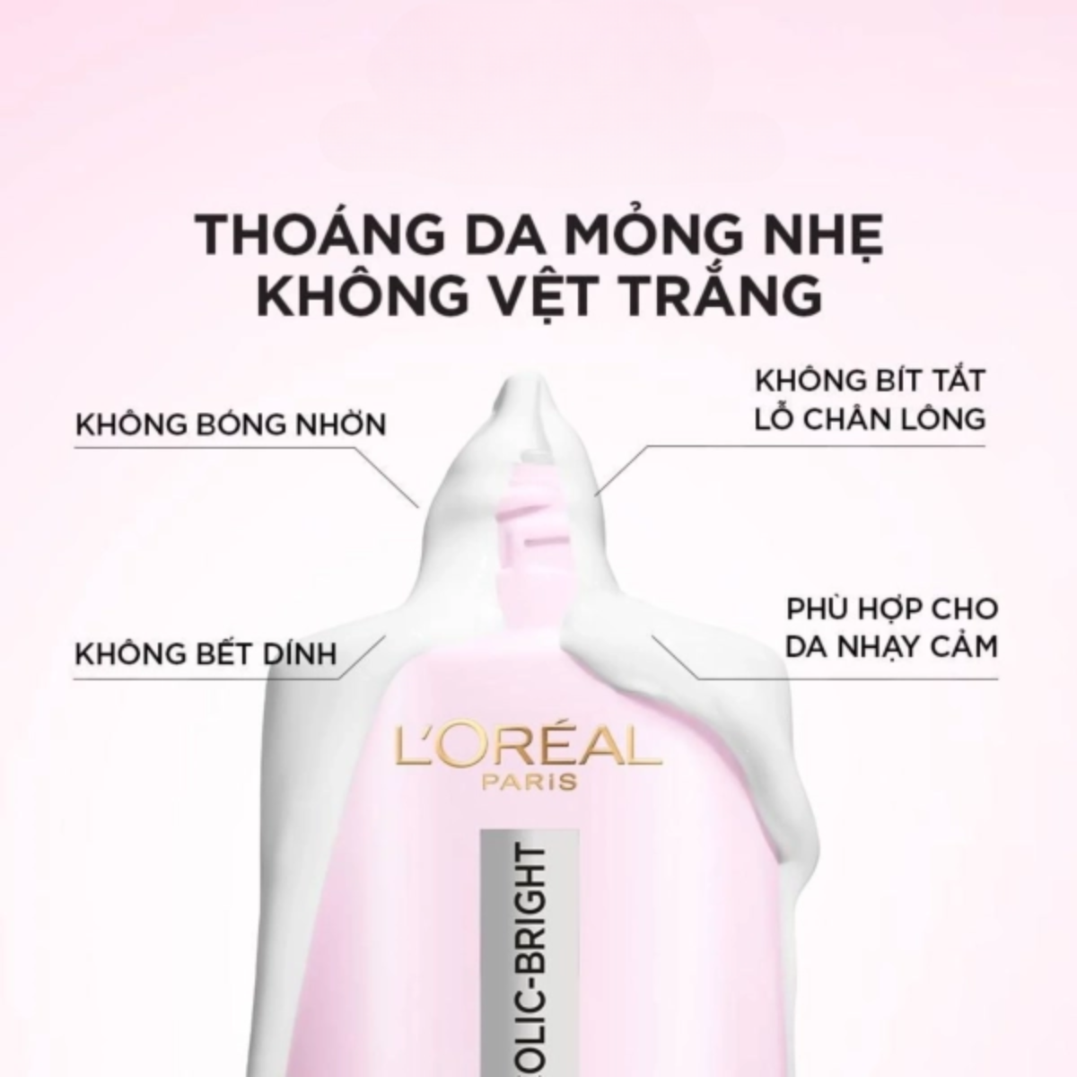 Kem Chống Nắng Tối Ưu Da Nhạy Cảm L’Oréal Paris Glycolic-Bright Anti-Dark Spot Daily Uv Fluid Pháp 50ml