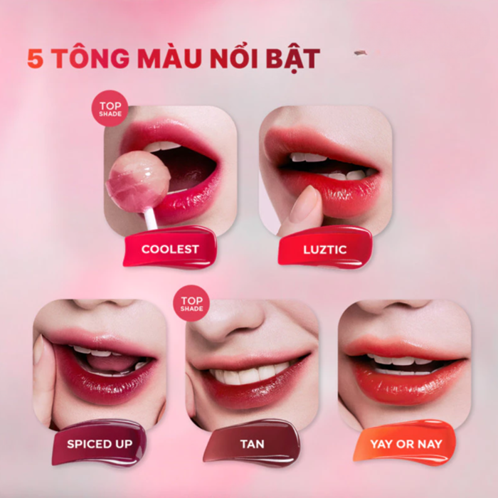 Son Bóng Tint Lâu Trôi 3CE Lazy Pop Lip Stain Hàn Quốc 4,5g