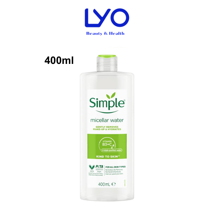 Nước Tẩy Trang Simple Micellar Cleansing Water 400ml
