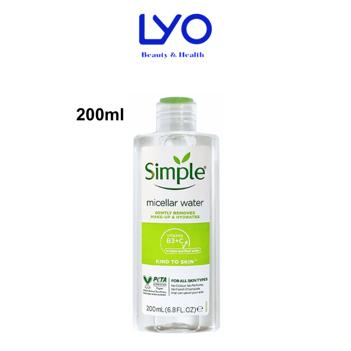 Nước Tẩy Trang Simple Micellar Cleansing Water 200ml
