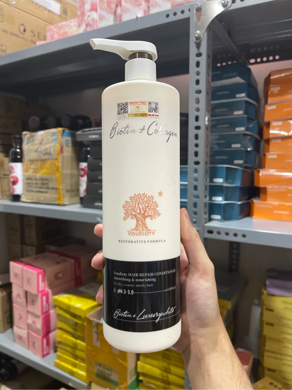 b723 - BIOTIN - Lẻ Gội / Xả siêu cấp Luxury 1000ml - 2023