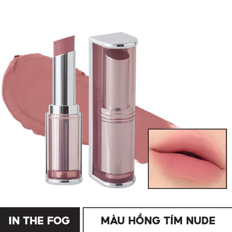 Son Thỏi Mịn Lỳ 3CE Soft / Blur Matte Lipstick (Vỏ Trong Suốt)
