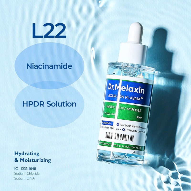 Serum Dưỡng Ẩm DR MELAXIN Aqua Ion Plasma Water Glow 50ml Giúp Phục Hồi, Cấp Ẩm Và Làm Căng Bóng Da