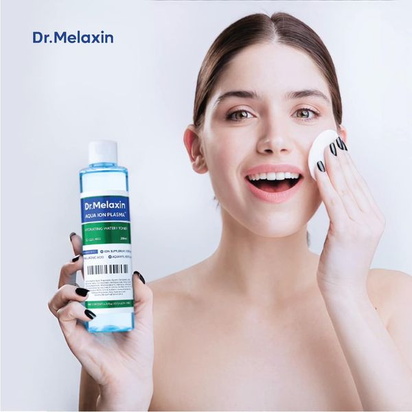Toner dưỡng ẩm Aqua Ion Plasma 200ml Dr Melaxin ,cân bằng độ ẩm và giảm thiểu sự mất nước trên da