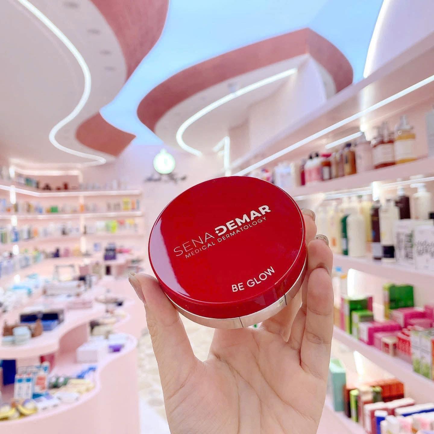 Cushion Be Glow Senademar Che Phủ Khuyết Điểm Vượt Trội, Bền Màu Suốt 36H, Chống Nắng SPF 50+ / PA +++ Hàn Quốc