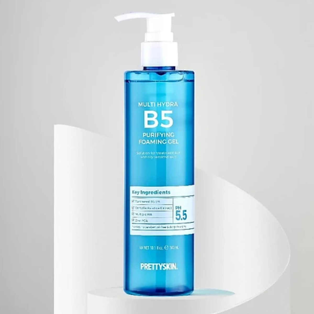 b934 - Gel Rửa Mặt Prettyskin Multi Hydra B5 Purifying Foaming Gel Làm Sạch Sâu, Dưỡng Ẩm Cho Da 300ml