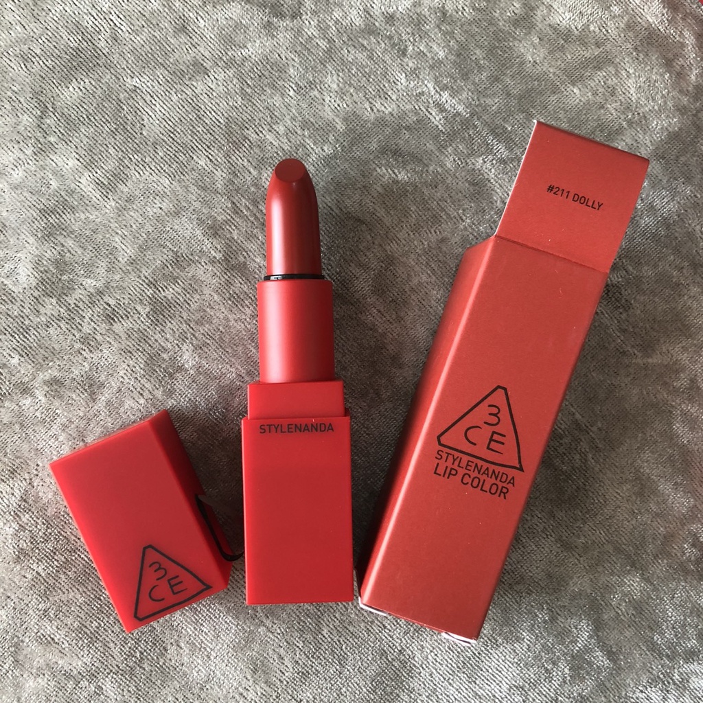 Son thỏi 3CE Red Recipe màu đỏ 214 215 213