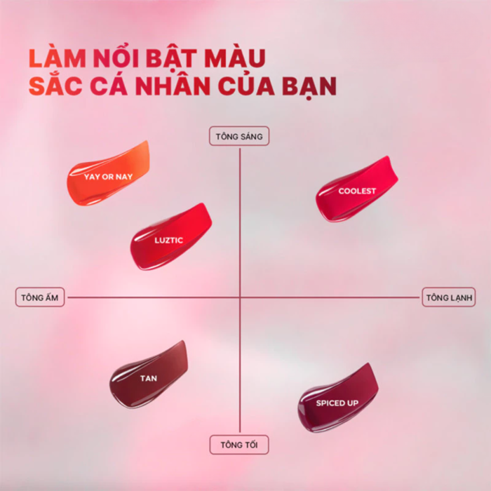 Son Bóng Tint Lâu Trôi 3CE Lazy Pop Lip Stain Hàn Quốc 4,5g